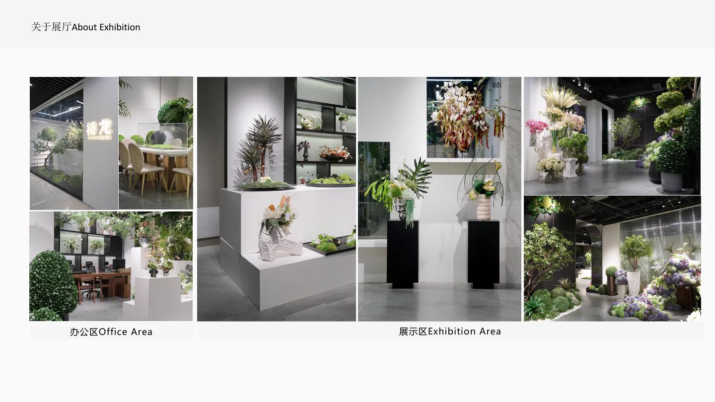 裕龙花艺展示区